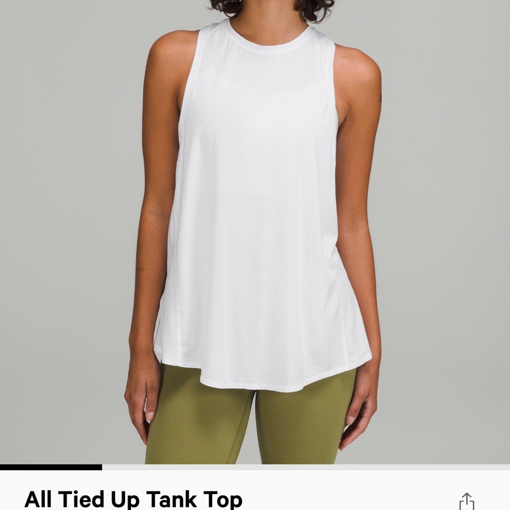 Lululemon All Tied Up Tank Top EUC